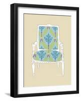 Decorative Chair III-Chariklia Zarris-Framed Art Print