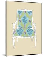 Decorative Chair III-Chariklia Zarris-Mounted Art Print