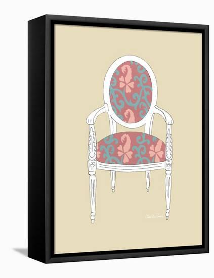 Decorative Chair IV-Chariklia Zarris-Framed Stretched Canvas