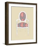 Decorative Chair IV-Chariklia Zarris-Framed Art Print