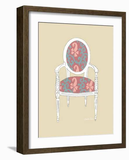 Decorative Chair IV-Chariklia Zarris-Framed Art Print