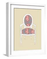 Decorative Chair IV-Chariklia Zarris-Framed Art Print