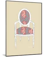 Decorative Chair IV-Chariklia Zarris-Mounted Art Print