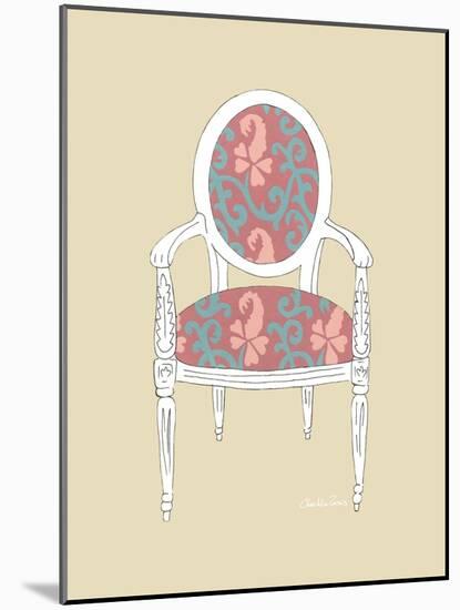 Decorative Chair IV-Chariklia Zarris-Mounted Art Print