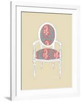 Decorative Chair IV-Chariklia Zarris-Framed Art Print