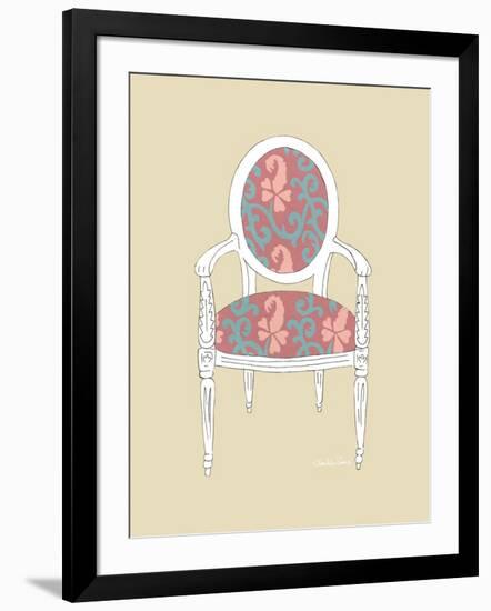 Decorative Chair IV-Chariklia Zarris-Framed Art Print