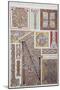 Decorative Detail from Illuminated Manuscript, Plate LXXI from Grammar of Ornament-Owen Jones-Mounted Giclee Print