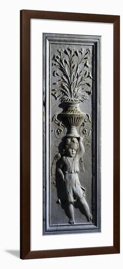 Decorative Detail of Fireplace-null-Framed Giclee Print