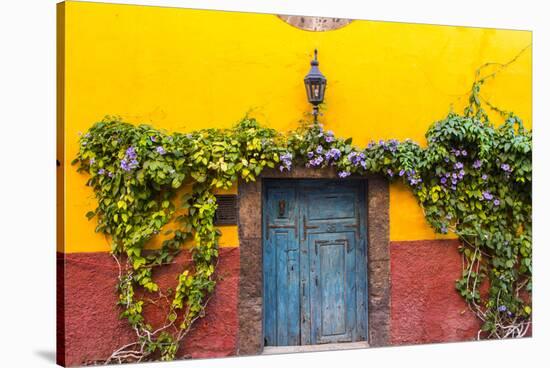 Decorative Doo on the Streets of San Miguel De Allende, Mexico-Chuck Haney-Stretched Canvas