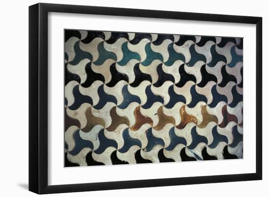 Decorative Element with Azulejos-null-Framed Giclee Print