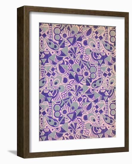 Decorative End Papers, Art Gout Beaute, 1929-null-Framed Art Print