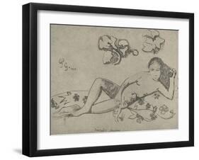 'Decorative Figure', 1936-Paul Gauguin-Framed Giclee Print