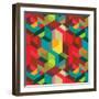 Decorative Geometric and Abstract Elements-emirilen-Framed Art Print