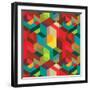 Decorative Geometric and Abstract Elements-emirilen-Framed Art Print