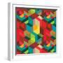 Decorative Geometric and Abstract Elements-emirilen-Framed Art Print