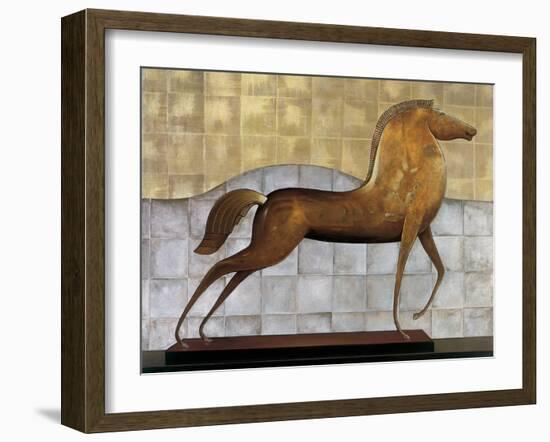 Decorative Horse I-Michael Garnier-Framed Art Print