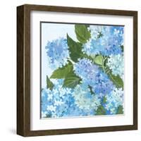 Decorative Hydrangea I-Kathrine Lovell-Framed Art Print