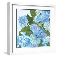 Decorative Hydrangea I-Kathrine Lovell-Framed Art Print