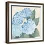 Decorative Hydrangea II Providence-Kathrine Lovell-Framed Art Print