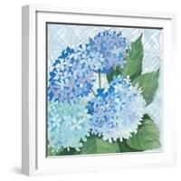 Decorative Hydrangea II-Kathrine Lovell-Framed Art Print