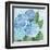 Decorative Hydrangea II-Kathrine Lovell-Framed Art Print