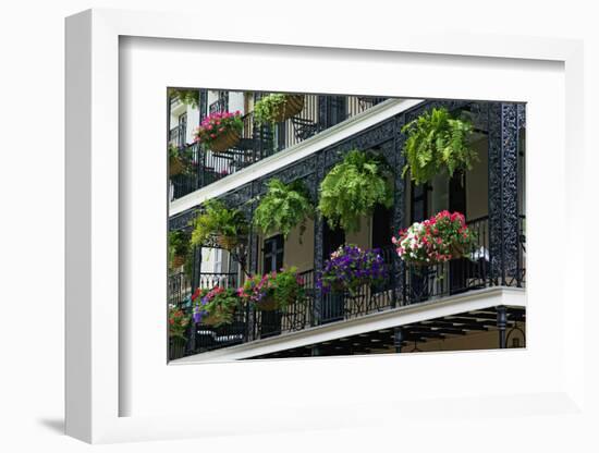 Decorative Iron Balcony-dndavis-Framed Photographic Print