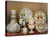 Decorative Italian Earthenware by Marquis Carlo Ginori by J. B. Waring-null-Stretched Canvas