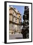 Decorative Lamp Post and Piazza Quattro Canti in Palermo, Sicily, Italy, Europe-Martin Child-Framed Photographic Print