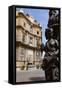 Decorative Lamp Post and Piazza Quattro Canti in Palermo, Sicily, Italy, Europe-Martin Child-Framed Stretched Canvas