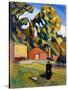 Decorative Landscape, 1928-1929-Konstantin Nikolayevich Istomin-Stretched Canvas