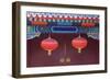 Decorative Lanterns at the Forbidden City, Beijing, China, Asia-Christian Kober-Framed Photographic Print