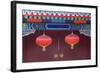 Decorative Lanterns at the Forbidden City, Beijing, China, Asia-Christian Kober-Framed Photographic Print