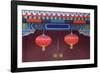 Decorative Lanterns at the Forbidden City, Beijing, China, Asia-Christian Kober-Framed Photographic Print