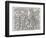 Decorative Lintel from the Ancient Mayan City of Yaxchilan, Chiapas, Mexico-null-Framed Premium Giclee Print