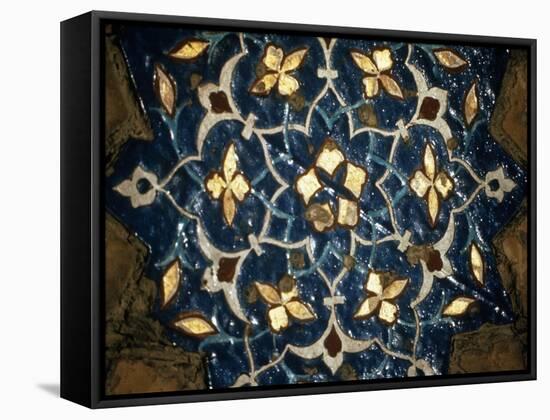 Decorative Majolica, Bibi-Khanym Mosque-null-Framed Stretched Canvas