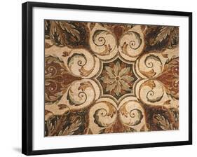 Decorative Mosaic with Floral Motifs, from Timgad-null-Framed Giclee Print