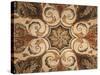 Decorative Mosaic with Floral Motifs, from Timgad-null-Stretched Canvas