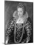 Decorative Painting of Queen Elizabeth I-null-Mounted Giclee Print