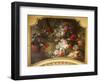 Decorative Panel with Floral Motifs, Stupinigi's Little Hunting Palace-null-Framed Giclee Print