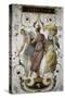 Decorative Panel with Jupiter, Juno and Dancer-Francesco Hayez-Stretched Canvas