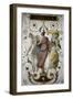 Decorative Panel with Jupiter, Juno and Dancer-Francesco Hayez-Framed Giclee Print