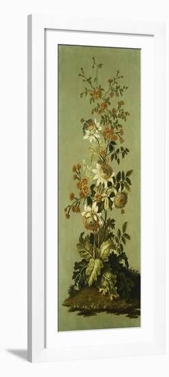 Decorative Panels with Flowers-Jean Baptiste Pillement-Framed Premium Giclee Print