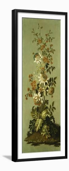 Decorative Panels with Flowers-Jean Baptiste Pillement-Framed Premium Giclee Print