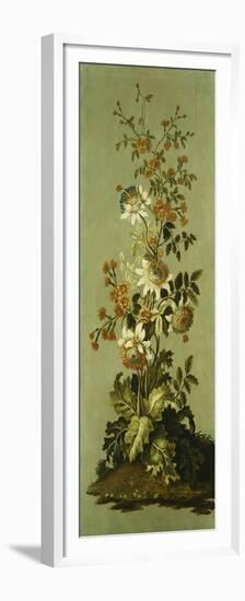 Decorative Panels with Flowers-Jean Baptiste Pillement-Framed Premium Giclee Print