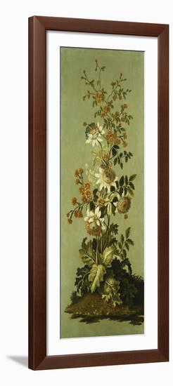 Decorative Panels with Flowers-Jean Baptiste Pillement-Framed Premium Giclee Print