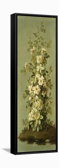 Decorative Panels with Flowers-Jean Baptiste Pillement-Framed Stretched Canvas