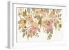 Decorative Pastel Flowers on White-Silvia Vassileva-Framed Premium Giclee Print