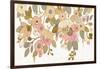 Decorative Pastel Flowers on White-Silvia Vassileva-Framed Art Print