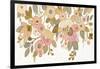 Decorative Pastel Flowers on White-Silvia Vassileva-Framed Art Print