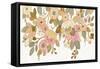 Decorative Pastel Flowers on White-Silvia Vassileva-Framed Stretched Canvas